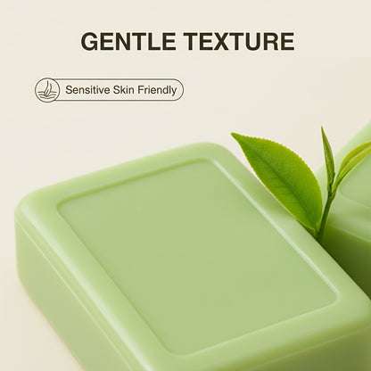 Tea Tree Soap 3 Pack Handmade Plant Essence Bar Soap - Deep Cleansing Antibacterial Pore Purifying Natural Fragrance Face Body Wash Soap for All Skin Types