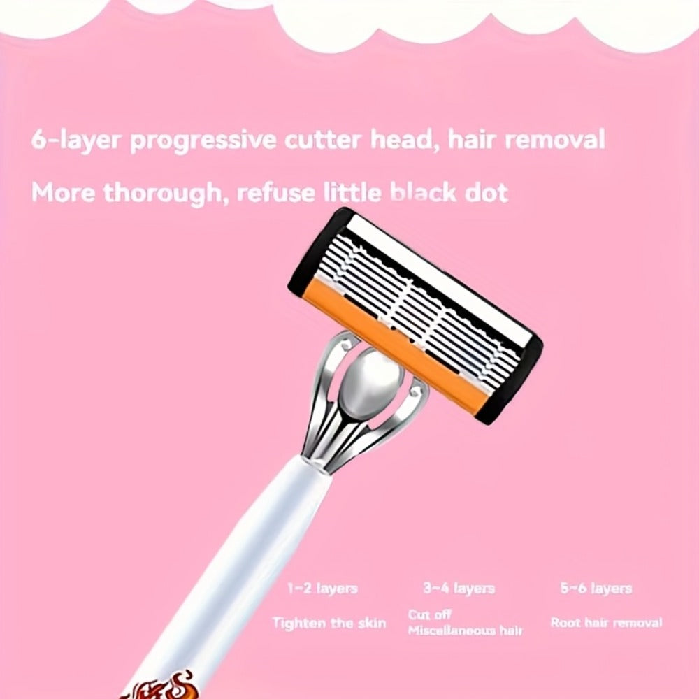 The Traditional Razor for Men Boasts a Comfortable Grip, Sharp And Long-Lasting Stainless Steel Blades, an Enhanced Shaving Experience, And a Remarkably Smooth And -Free Shave. It Is an Essential Grooming for Men