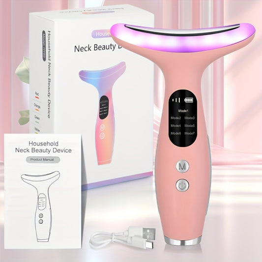 Rechargeable Vibrating Massager, Suitable for Face and Neck - USB Charging, Lithium Battery, Adjustable Strength Skincare Tool, Ideal Gift for Women, Neck Massage Device, Modern Beauty Equipment, Durable Skincare Device, Vibrating Face Massager, Eye Massa