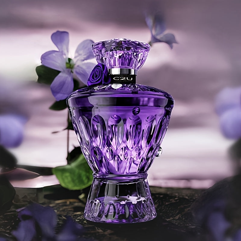 Random Single Piece Women's Perfume, Mysterious Purple Floral Woody Musk Scent, Long Lasting Eau De Parfum for Daily Wear & Dates, Perfect Gift for Her, Ideal for Valentine's Halloween Christmas New Year.