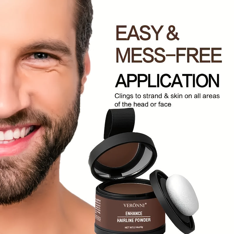 3pcs Hairline Powder Hair, Beard And Eyebrow Toner Sshade Powder Embellish And Fillforehead Hairline Toner Powder