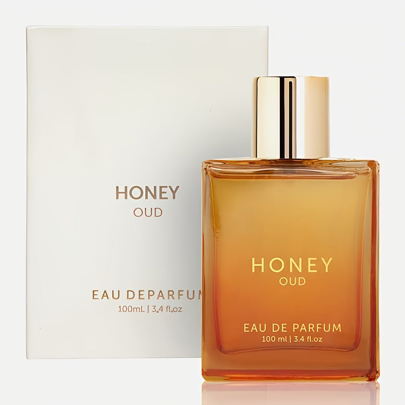 2pcs/1pc Luxury Women's Gift Set - Honey Oud & Date Women's Perfume | Floral, 3.38oz/1.69oz Women's Perfume Liquid, Designer Perfume Style, Gift for Women