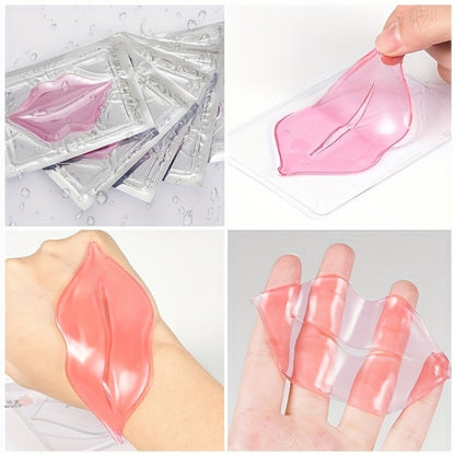 Lip Mask Hydrating Pink Moisturizing Nourishing Overnight Lip Treatment Dry Chapped Lips Repair Gentle for All Skin Types Women Gift 15pcs