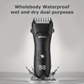 Professional Body Hair Trimmer, IPX7 And Replaceable Blade. LCD Display Screen, Men's Private And Full Body Electric Hair Clipper, Interchangeable Ceramic Blade Beauty Special, Men's Bikini Trimmer, Best Gift for Friends And Family ES030