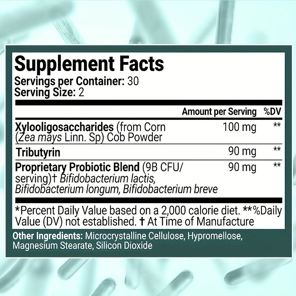 Probiotics for Digestive Health, 3 in 1 Gut Health Probiotics And Prebiotics/Postbiotics, Slow Release Synbiotic Probiotic Capsules for Complete Gut Harmony Probiotic Multi Enzyme