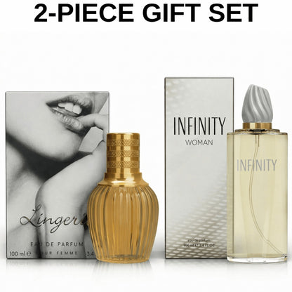 Women's Perfume Infinity Woman Eau de Parfum – Freesia, Violet & Sandalwood, Floral Fresh Long Lasting Fragrance Spray for Women, Timeless Elegant Scent, Multiple Sizes, Perfect Gift for Her