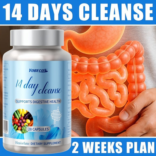 14-Day Gut And Colon Health | Advanced Formula With Senna, MCT Oil & Psyllium Husk Daily Digestive Care Capsules For Men & Women For Smooth & Regular Digestive Rhythm Born For Digestive Comfort