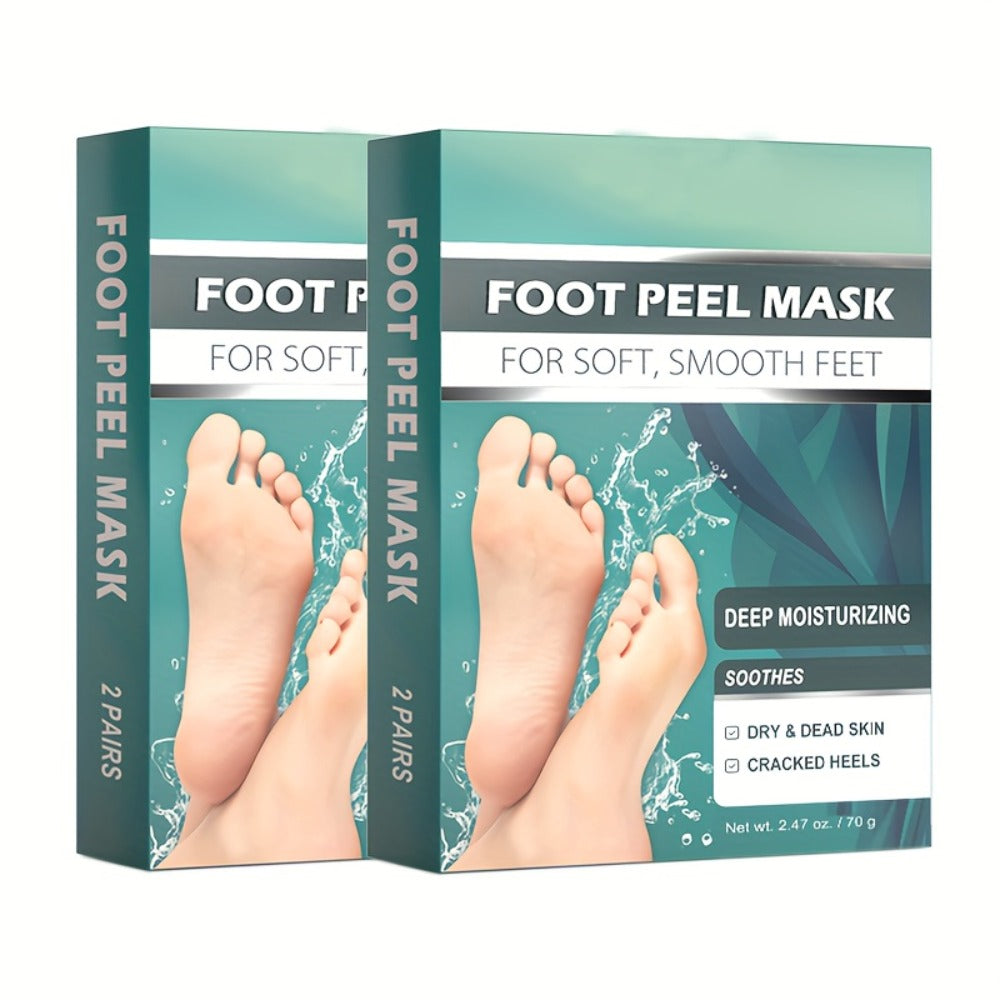 Foot Mask - Exfoliator Off Dead Skin Remover, Firming, Hypoallergenic, for Smoothing, Moisturizing And Brightening Hands And Feet, Reappearance of Tight Skin, Soft Smooth Touch Feet
