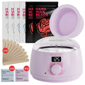 Digital Wax Heater Hair Removal Kit with Intelligent Temperature Control, Includes 6 Packets (3 Colors) Of Wax Beads for Precise Hair Removal - Suitable for Body, Bikini Line, And Face, Salon-grade for Home Use.