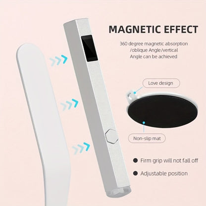 Mini Handheld Nail Dryer LED Lamp USB Powered Fast Dry Gel Polish Curer Portable Small Nail Lamp Manicure Tool for Home Salon Black Blue Gray Light Blue