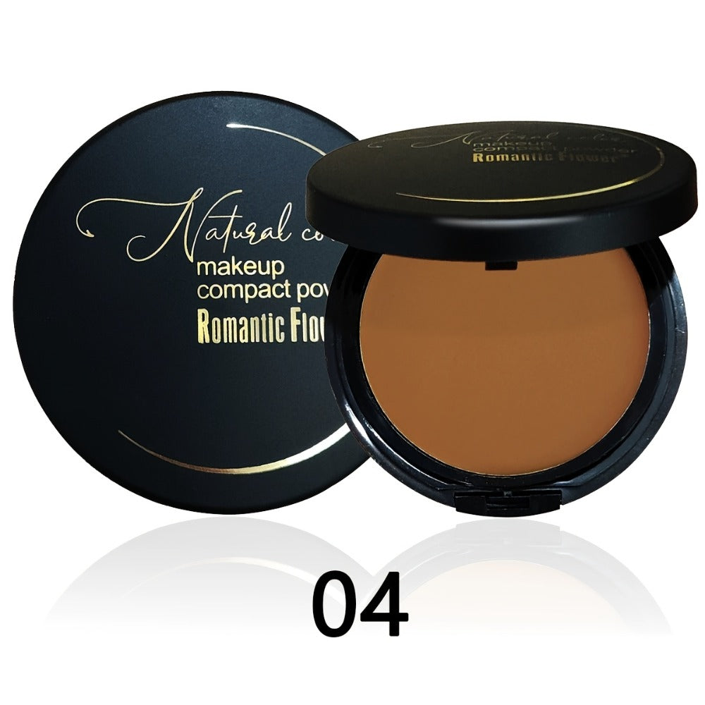 Matte Setting Powder Palette Waterproof Sweat-Proof Buildable Coverage Squalane Formula Brightening Contouring Face Powder for All Skin Tones