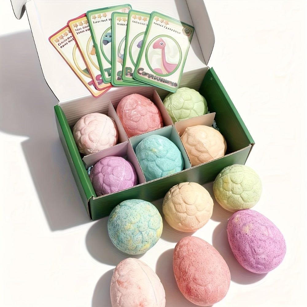 Mother'S Day Gift For - Dinosaur Bath Bombs With Surprises, 6 Packs Bath Bombs For, Dinosaur Bath/ Bath Bombs For, Bath Bombs With Surprise Inside, Fizzy Bath Ball Reveal Hidden Dino.