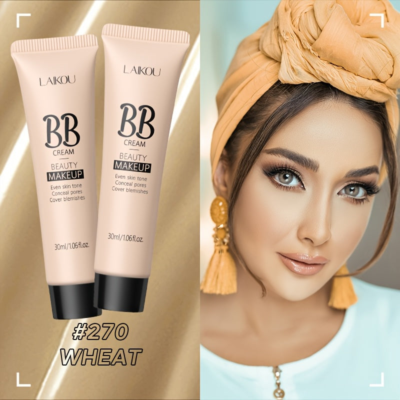 Buy 1 Take 1 - LAIKOU Long Wearing BB Cream 30ml/1.06fl.oz., Waterproof Hide Pores Concealer Make Up, Makeup Foundation, Cover Blemishes Make Up Cream