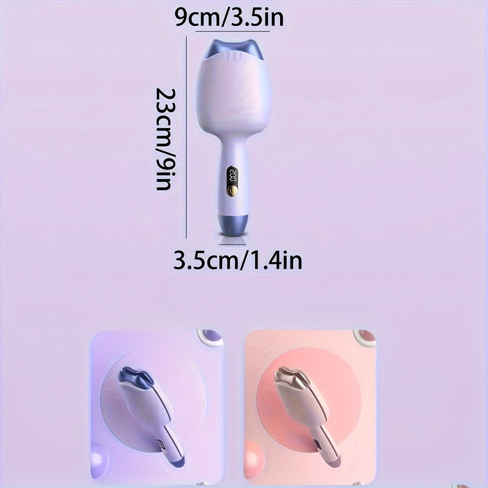 32Mm Negative Ion Portable Mini Curling Iron, 3-Speed Setting, Fast, Anti-Scald Design, Portable Curling Iron, Suitable for Women, Mother'S Day, Birthday And Christmas Gifts