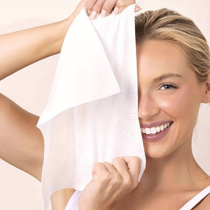 Disposable Facial Cleansing Tissues – Extra Large Thickened Soft Cotton Wipes for All Skin Types, Gentle Face Wash & Makeup Removal, 26×30cm, 40/120/240 Pcs