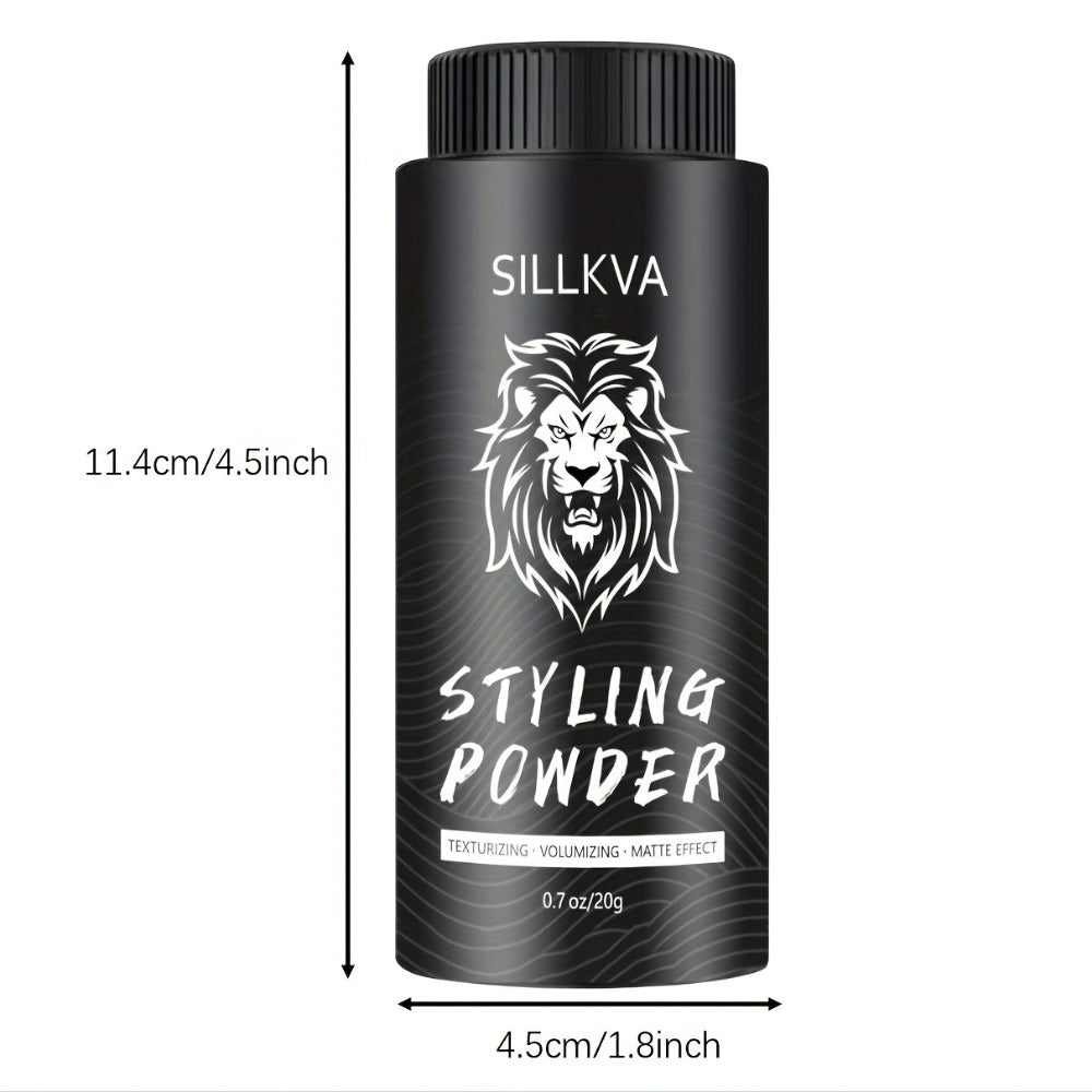 Hair Volumizing Powder for Men & Women - Oil Control Matte Finish, Lightweight Non-Buildup Formula, Natural Flexible Hold, Long-Lasting Root Lift & Volume Boost, 0.71oz / 20g