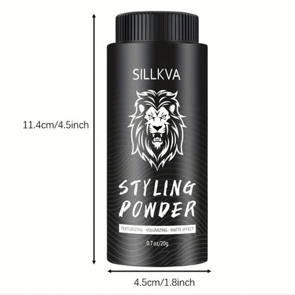 Hair Volumizing Powder for Men & Women - Oil Control Matte Finish, Lightweight Non-Buildup Formula, Natural Flexible Hold, Long-Lasting Root Lift & Volume Boost, 0.71oz / 20g
