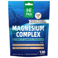 10-in-1 Magnesium Glycinate Complex (1200mg) - Full Spectrum High Absorption Blend - Supports Deep Sleep, Calm - Heart, Bone & Nerve Health - Gentle On Stomach - Vegan Supplement (120 Caps) By HiPlus
