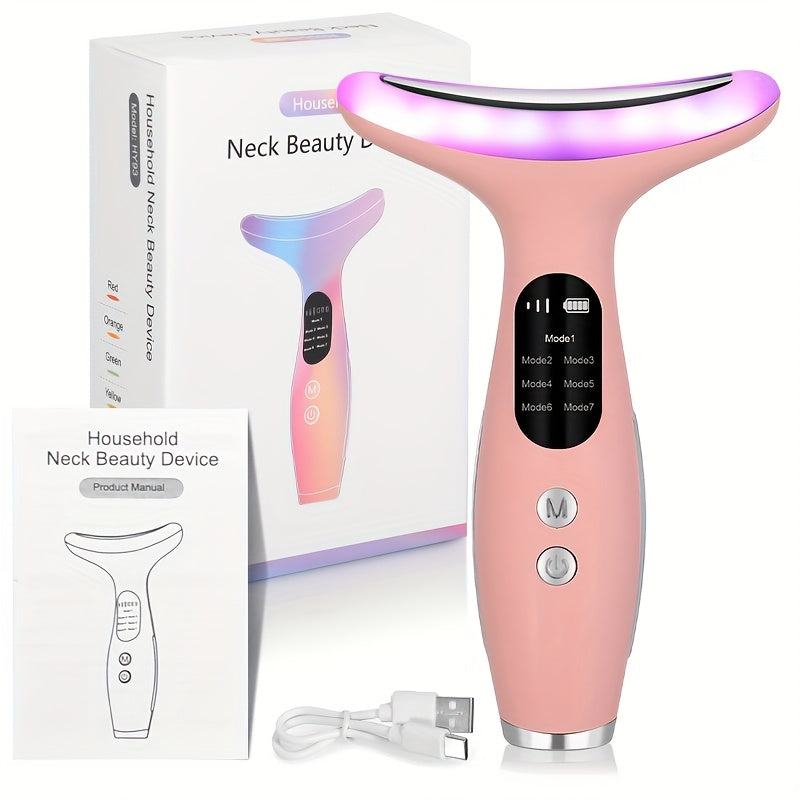 Rechargeable Vibrating Massager, Suitable for Face and Neck - USB Charging, Lithium Battery, Adjustable Strength Skincare Tool, Ideal Gift for Women, Neck Massage Device, Modern Beauty Equipment, Durable Skincare Device, Vibrating Face Massager, Eye Massa