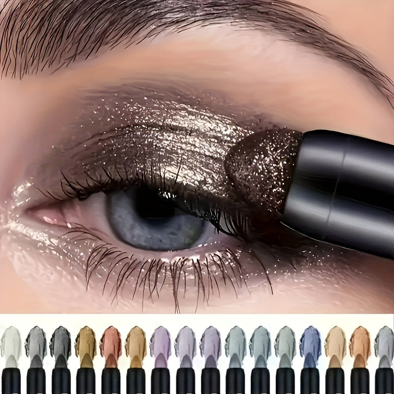 8/16pcs color Shimmery eye shadow pen eyeliner fluorescent pen eyeliner gel pen suitable for various holiday/party makeup tools Perfect gift for Mother's Day