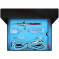 Airbrush Kit - Airbrush Gun Set Dual-Action Gravity Feed with 0.3 And 0.5Mm Needle Sets - Air Brush Set with 7CC 20Cc 40Cc Replacement Cups for Nails Model Painting Cake Tattoo Makeup