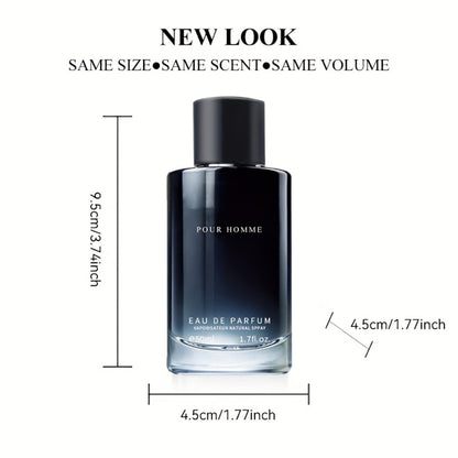 Fougere EDP for Men 2-Piece Set 50ml - Pepper Lavender Cedarwood Long Lasting Eau de Parfum Paraben-Free Aromatic Masculine Fragrance Daily Wear Dating Gift
