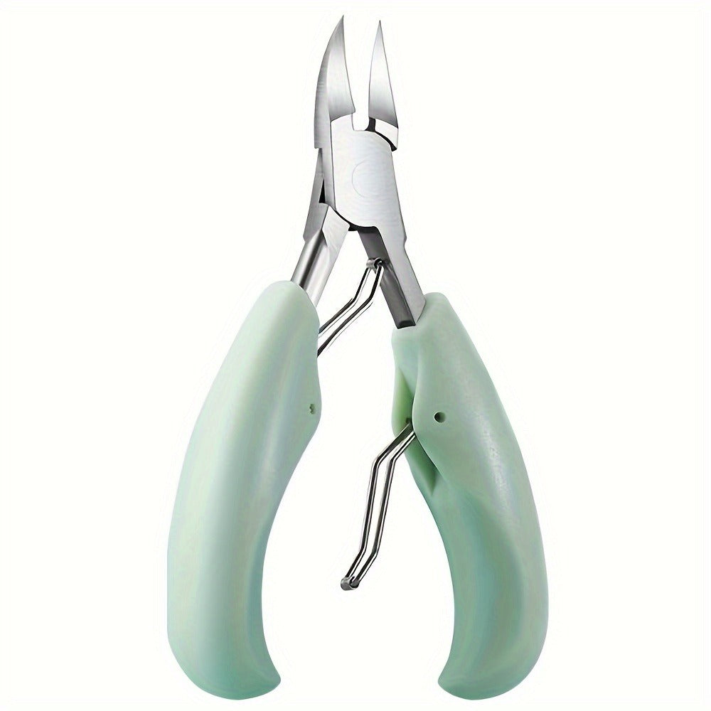 [3Pack Sharp Clippers] Nail Clippers for Thick Nail & Ingrown Toenails(3Pack), Toenail Clippers for Men, Women, Seniors, Sharp Curved Blade, Professional Pedicure Tool