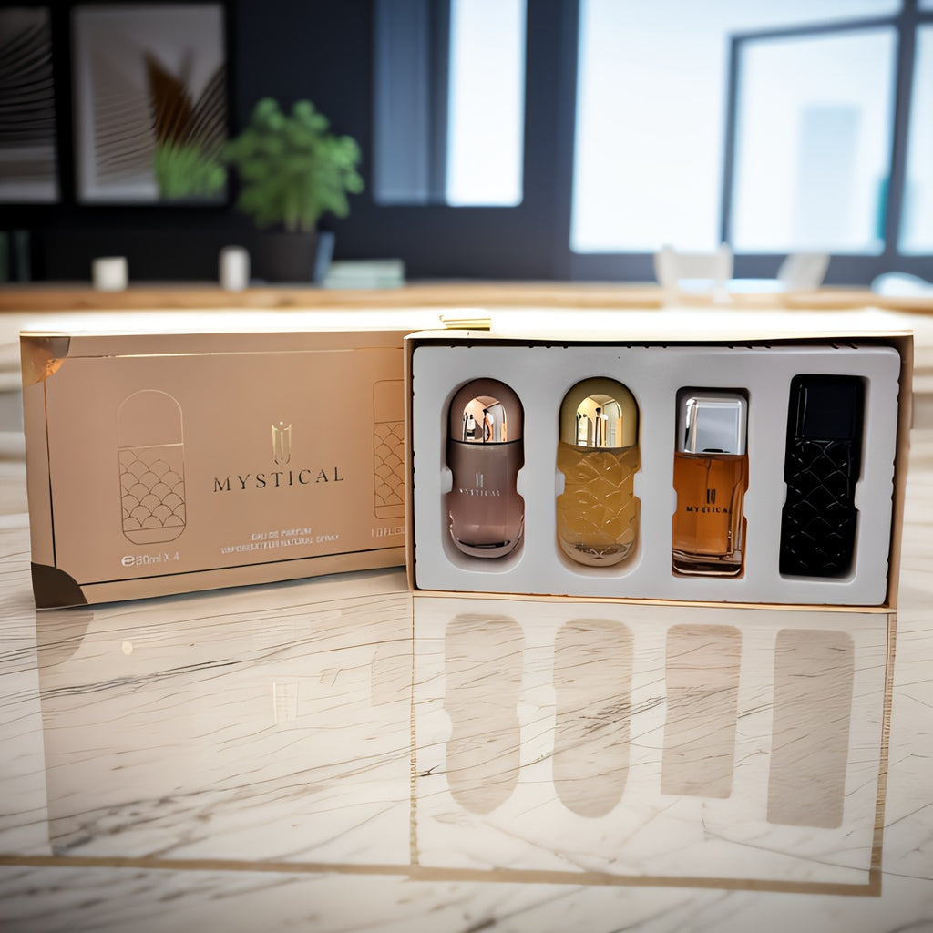 MYSTICAL Women'S Perfume Gift Collection, Long-Lasting Fresh Scent, Unisex, Convenient Travel Kit, Enduring Aroma, Ideal for Mother'S Day, Valentine'S Day, Birthday Suggestions, Everyday Perfume, Suitable for Dating And Gifting