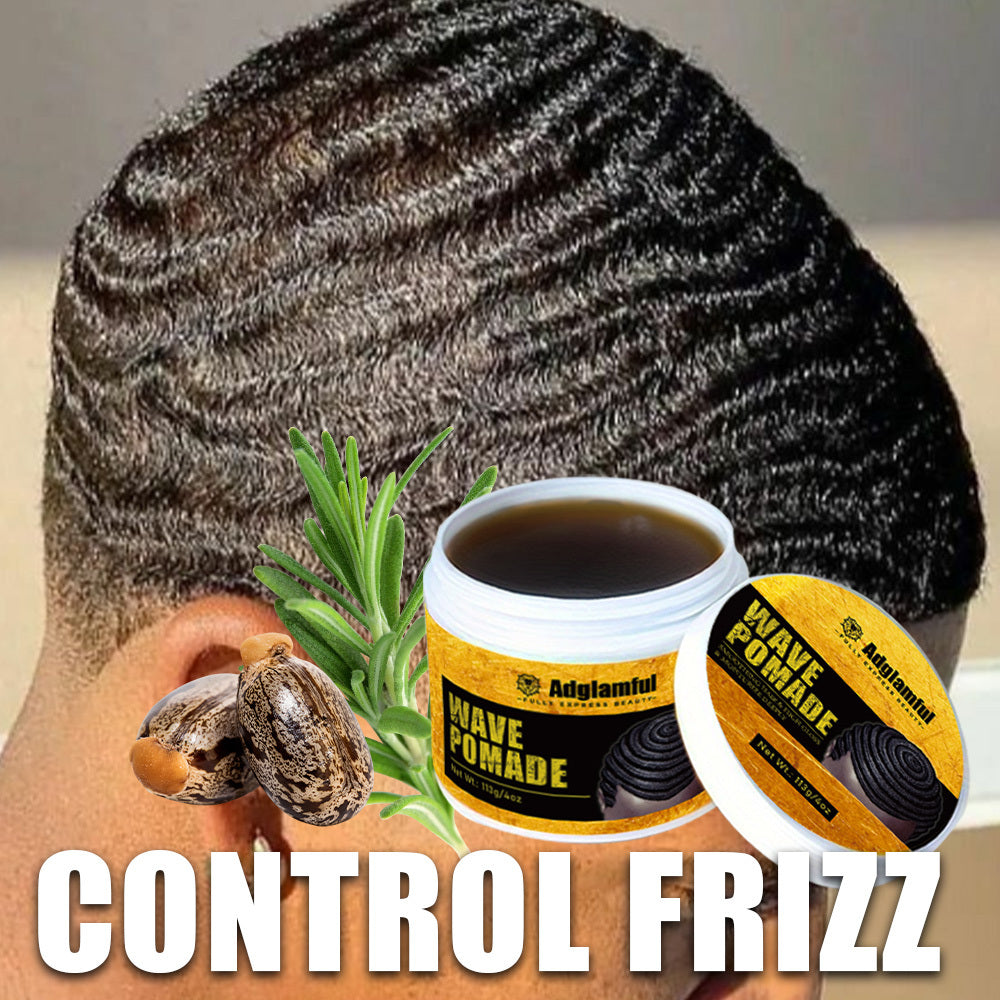 Men'S Wave Defining Cream - Non-Greasy Hold, Washes Out Easily, for Layered Waves, Volume & Texture, No Residue, Easy to Style & Maintain, Perfect for Natural Waves
