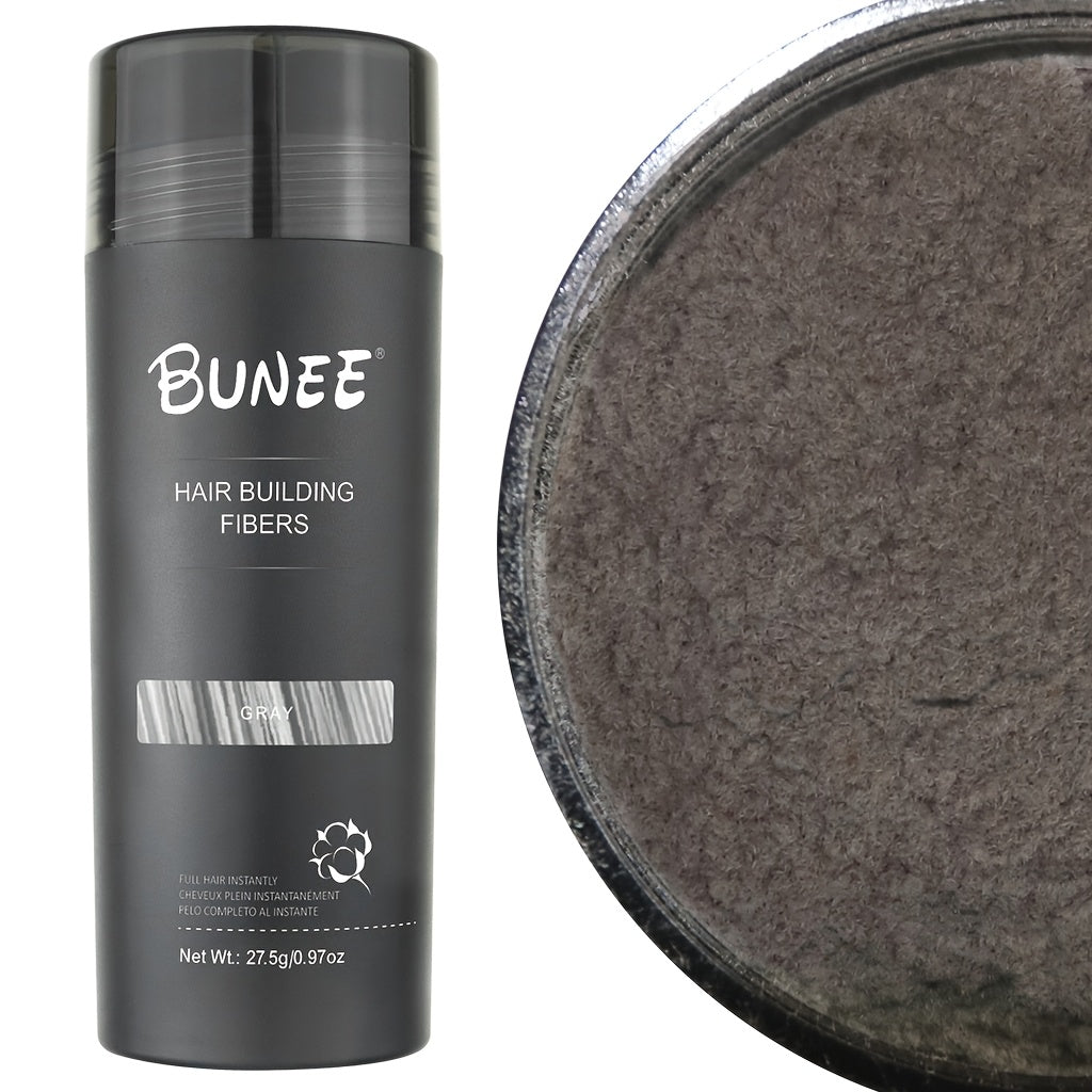 Hair Building Fibers Instant Thickening Powder for Thinning Hair — Natural Volume & Density, All-Day Hold, Washable & Non-Staining, 7 Color Options for All Hair Shades