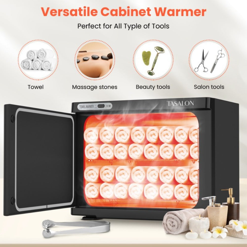 23L Large Capacity Hot Towel Warmer Cabinet, Use for Facial Spa, Hair Beauty, Salon Equipment and Home, Perfect Temperature for Towel Warmer, Fits up to 72 Small Towels