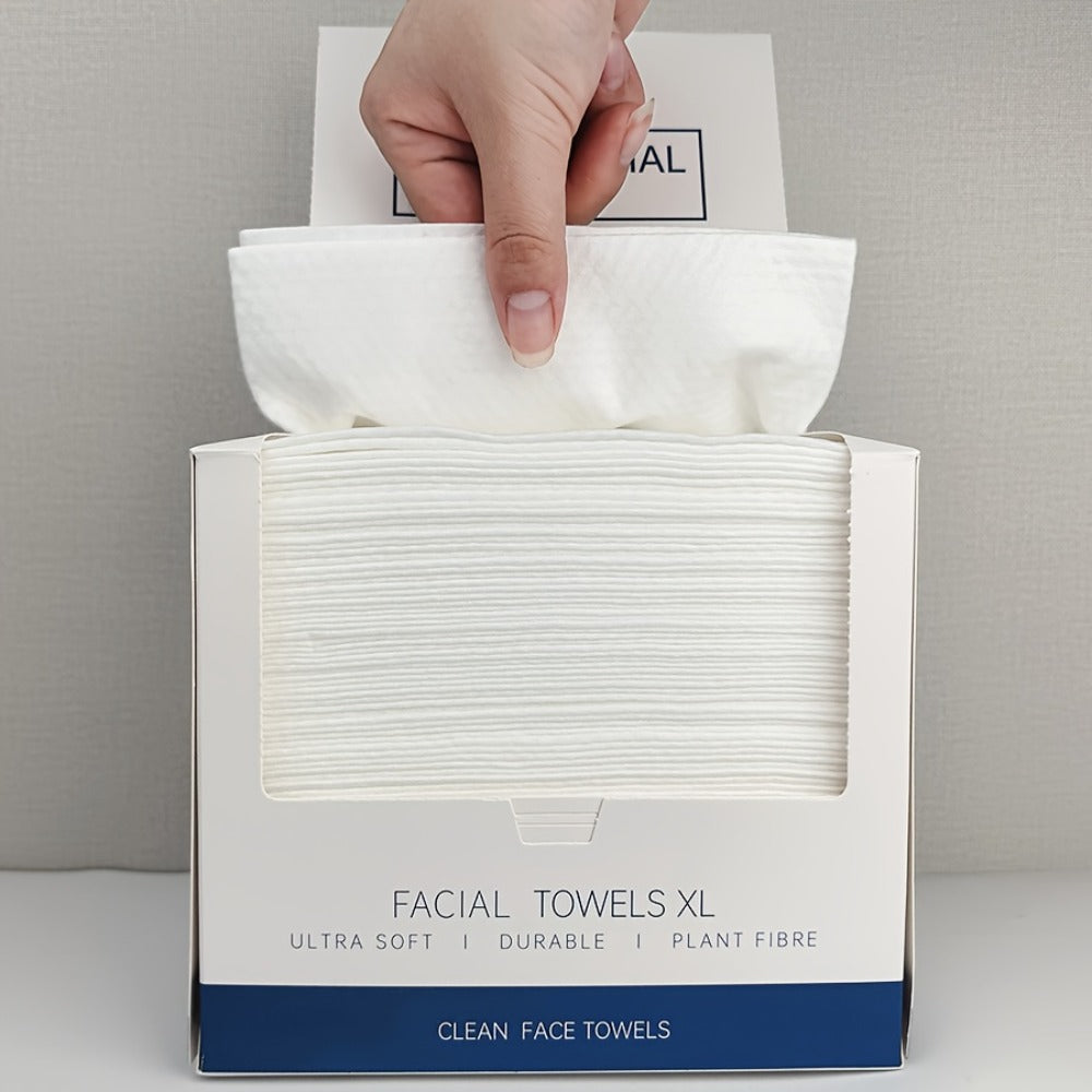 40/120/240pcs Disposable Boxed Facial Tissues, Facial Cleansing Tissues, Extra Large And Thickened, Soft And Skin-Friendly, Suitable for All Skin Types, Facial Cleansing And Care, 26*30cm(10.24*11.81in)