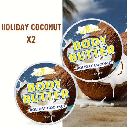 Body Glaze Lotion Set 8pcs Fruity Fragrance Pineapple Coconut Strawberry Coffee 8 Scents Non-Greasy All-Day Moisturizing Travel Size Body Moisturizer for All Skin