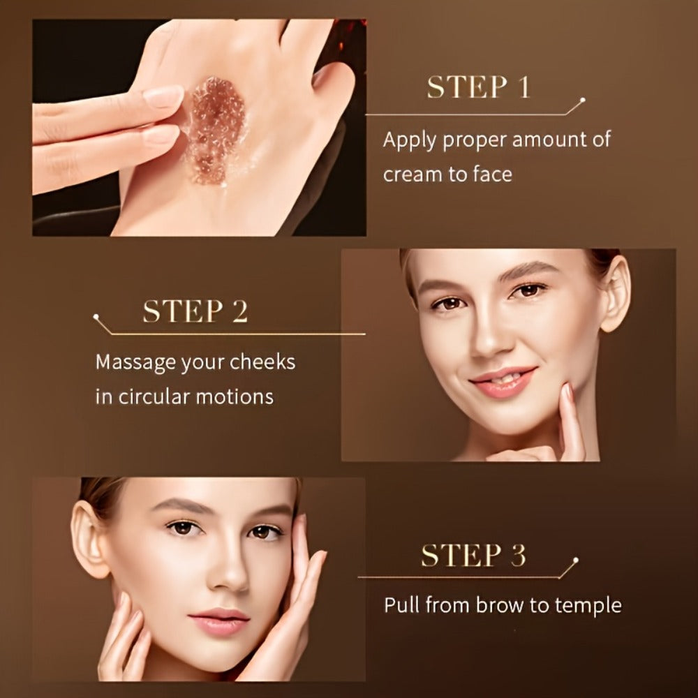 MERCILEN GANODERMASPORES COLLAGEN CREAM with Hyaluronic Acid & Ganoderma Lucidum Extract - Alcohol-Free, Non-Greasy Moisturizing Face Cream for All Light Beige Types, Including Sensitive & Dry Light Beige - Youthful Contour, Soft & Smooth Light
