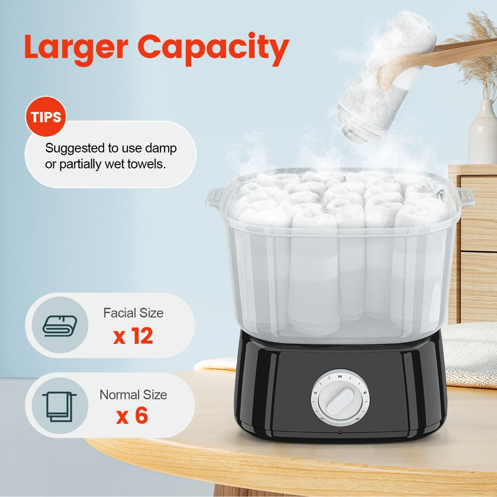 Mini Hot Towel Warmer For Spa, Towel Warmer Esthetician 5-Minute Small Towel Warmer, Mini Towel Warmer Towel Steamer For Facials, Bathroom, Barber, At Home Salon