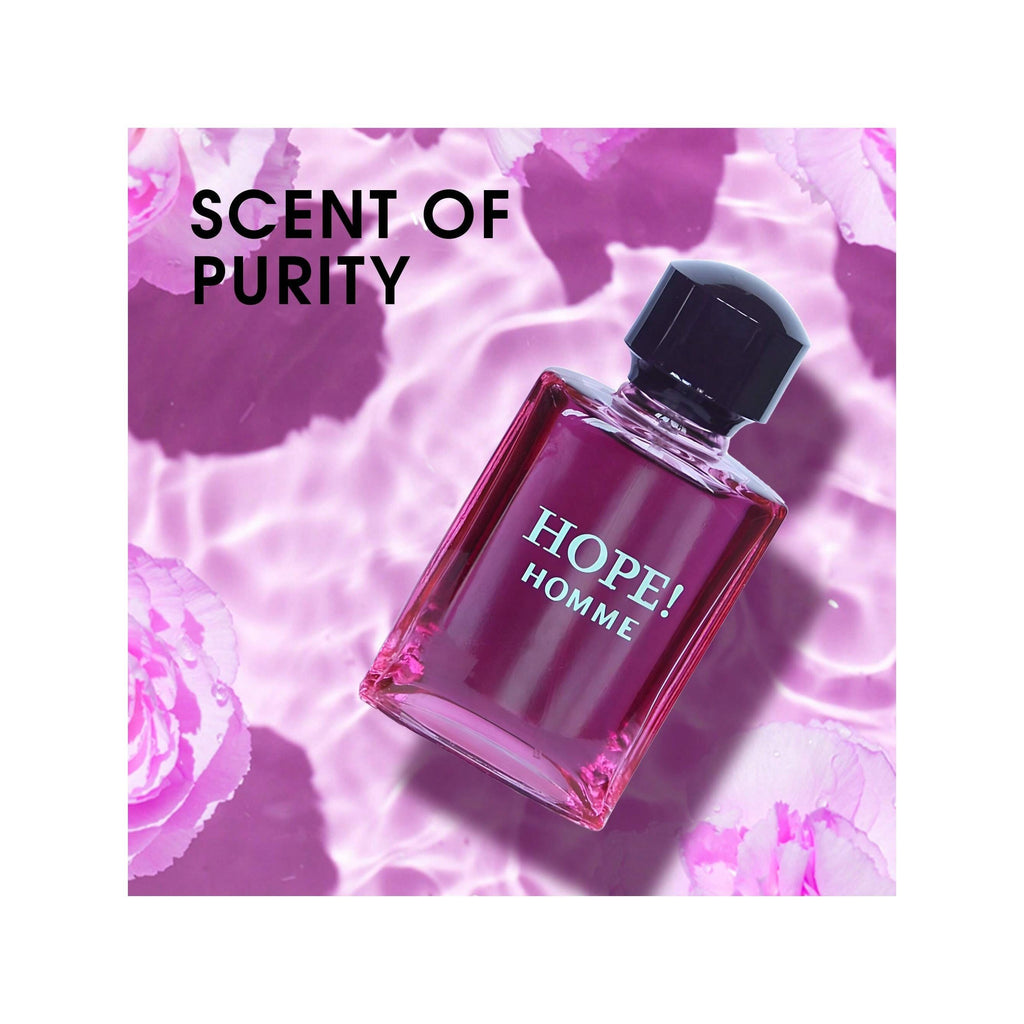 Cologne Spray for Men Hope Homme, Warm Woody Notes, A Distinct, Fashionable, Modern, and Captivating Scent, Festival Gifts for Every Occasion.