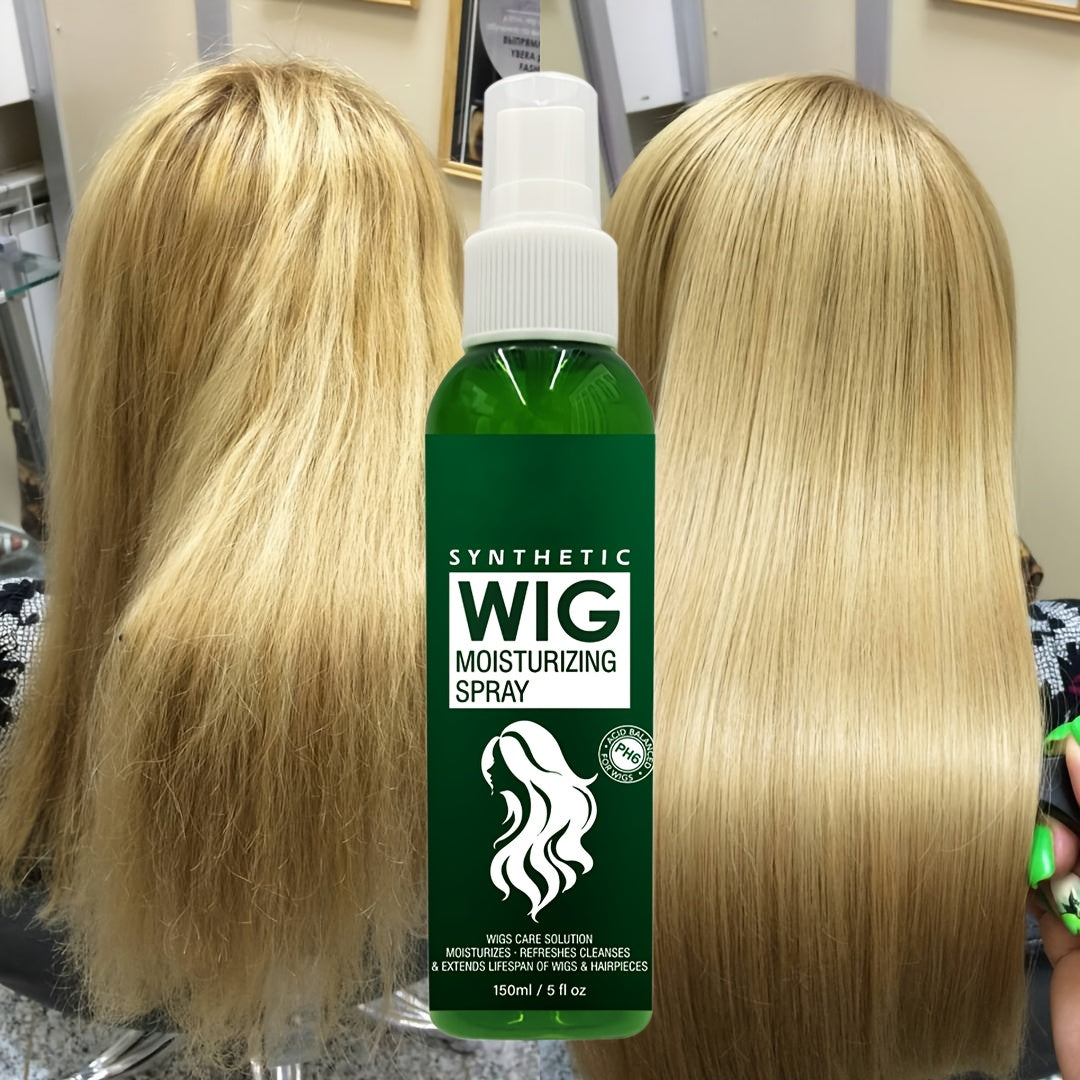 Synthetic Wig Spray, Revitalizes & Refreshes, Cleanses & Extends Lifespan Of Wigs & Hairpieces, Soft & Fresh Leave-In Conditioner