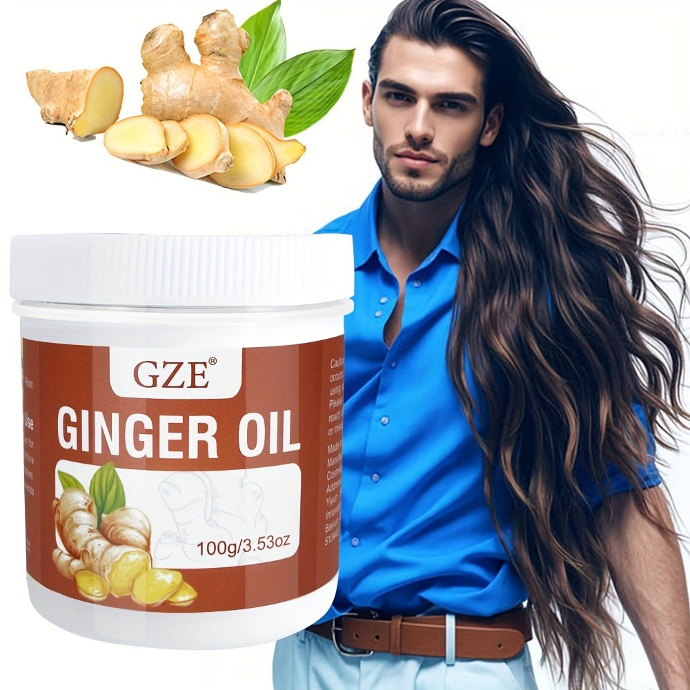 GZE Ginger Oil, Creating Longer, Thicker and Healthier Hair, Moisturizing.