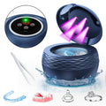 Soundwave Technology Retainer Cleaner Machine - 6.76oz/45kHz Soundwave Technology U-V Cleaner, Portable Soundwave Technology Jewelry Cleaner, Retainer Cleaner Machine for Dentures, Retainer, Aligner, Braces, Mouth Guard, Local Warehouse, The Perfect