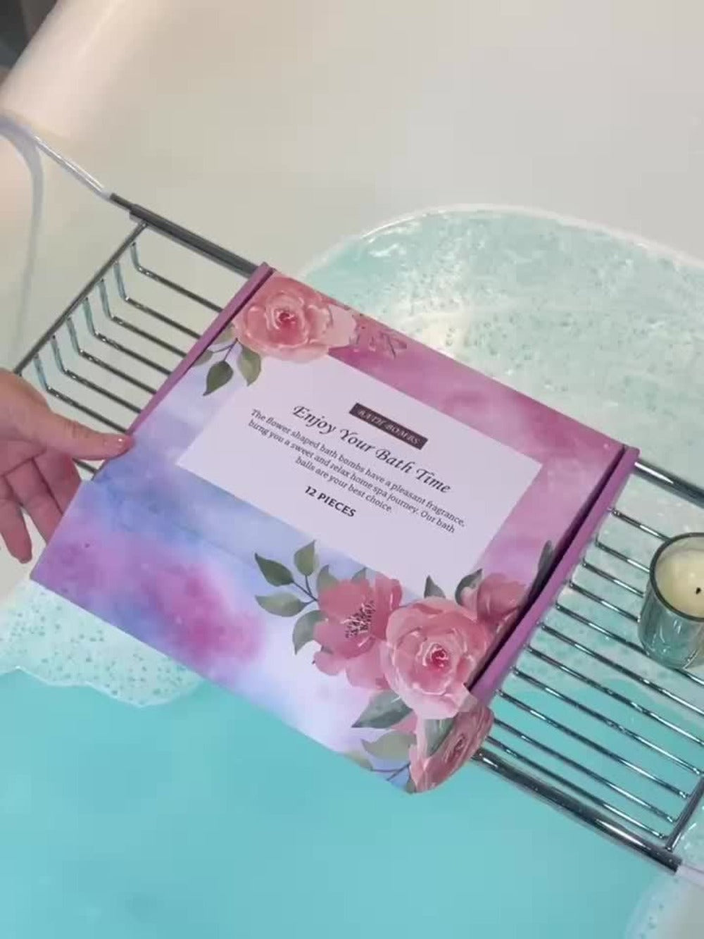 Christmas Gift Women's Bath Bomb Set, 12pcs Handmade Essential Oil Scented Bath Salt Balls for Skin Moisturization, Handmade Bubble Bath and Foam Bath, Suitable for Valentine's Day/Birthday Gifts, an Ideal Exquisite Gift for Female Friends