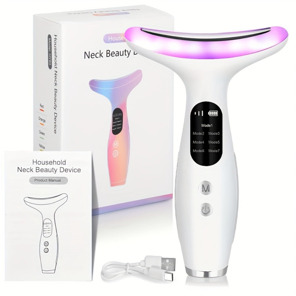 Rechargeable Vibrating Massager, Suitable for Face and Neck - USB Charging, Lithium Battery, Adjustable Strength Skincare Tool, Ideal Gift for Women, Neck Massage Device, Modern Beauty Equipment, Durable Skincare Device, Vibrating Face Massager, Eye Massa