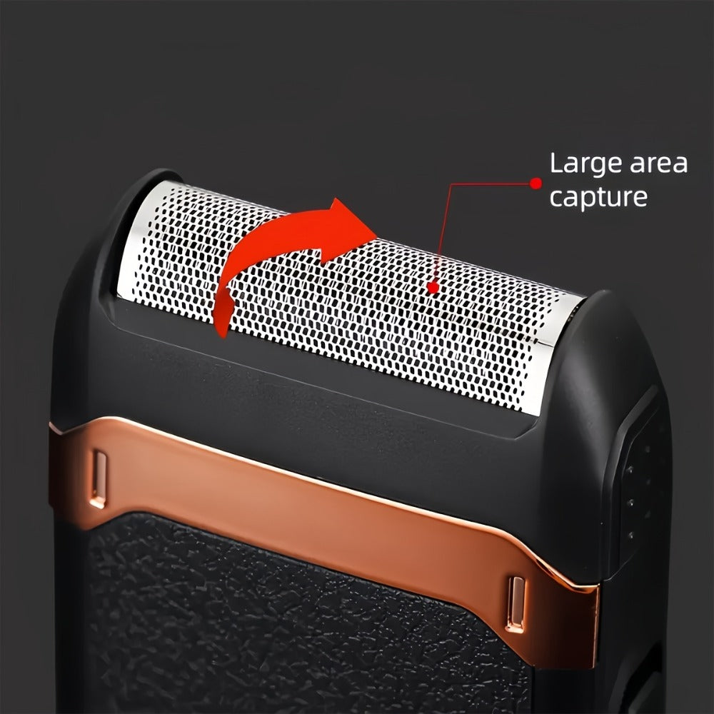 Men'S Electric Shaver, Reciprocating Razor with Sideburn Trimmer, USB Rechargeable, Long Battery Life, Portable Shaving Device for Home And Travel, Perfect Father'S Day Gift