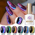 BORN PRETTY 0.34oz 6pcs 9D Polaris Cat Magnetic Gel Nail Polish Glass Water Light Semi-Permanent Soak Off LED Enamels Varnish