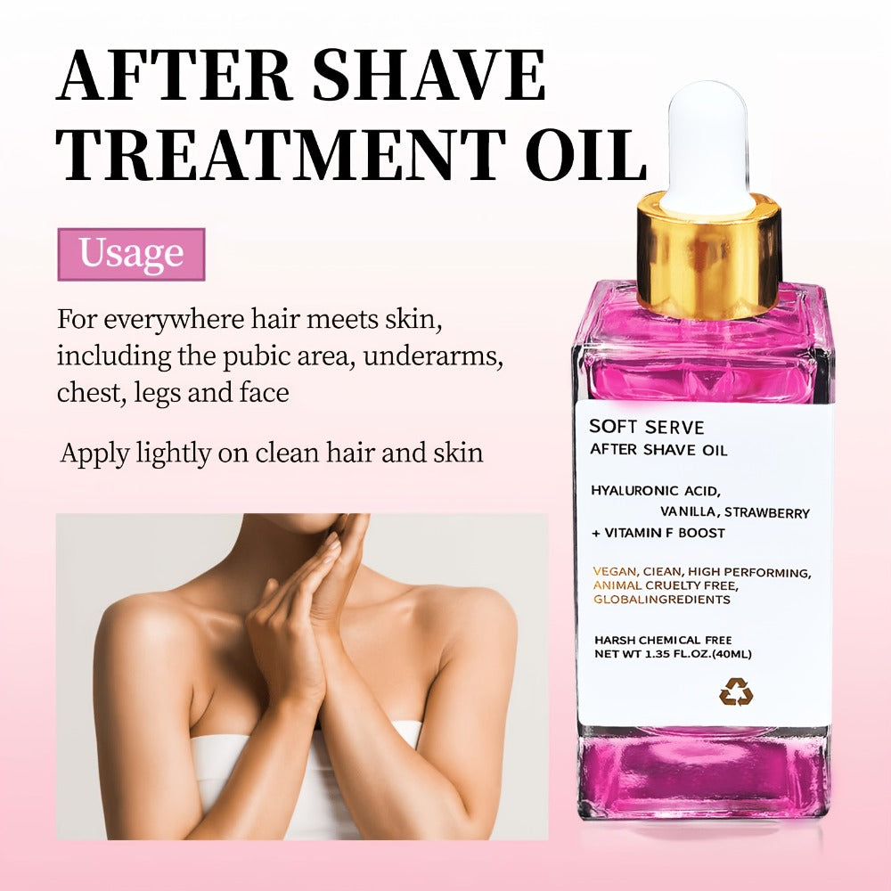 2pcs * 1.35oz Unisex Hypoallergenic Strawberry Vanilla After Shave Oil, Moisturizes and Soothes Skin, Enriched with Glycerin, Suitable for All Skin Types, Beard and Mustache Care, Ideal for After Shave, Body Oil, Face Oil, Christmas/New
