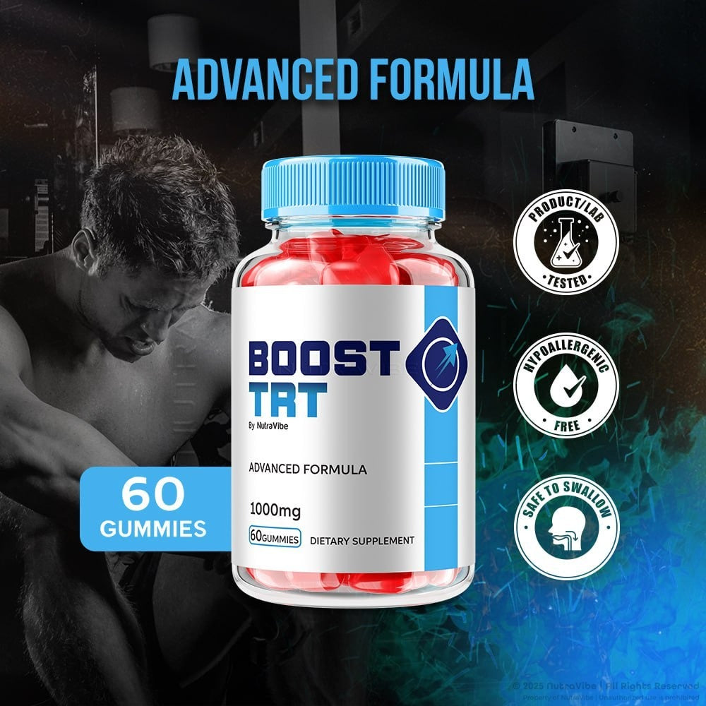 Boost TRT – Original BoostTRT Gummies with a Natural Daily Blend for Energy & Wellness | Great-Tasting, Easy-to-Chew Gummies