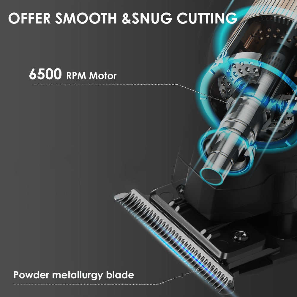 Kemei 3pcs/1Set USB Rechargeable Men'S Professional Electric Hairdresser And Razor Set - High-Precision Cordless Grooming Set with Beard Trimmer for A Close Shave Suitable for Home And Salon Use Ideal Gift for Dad!
