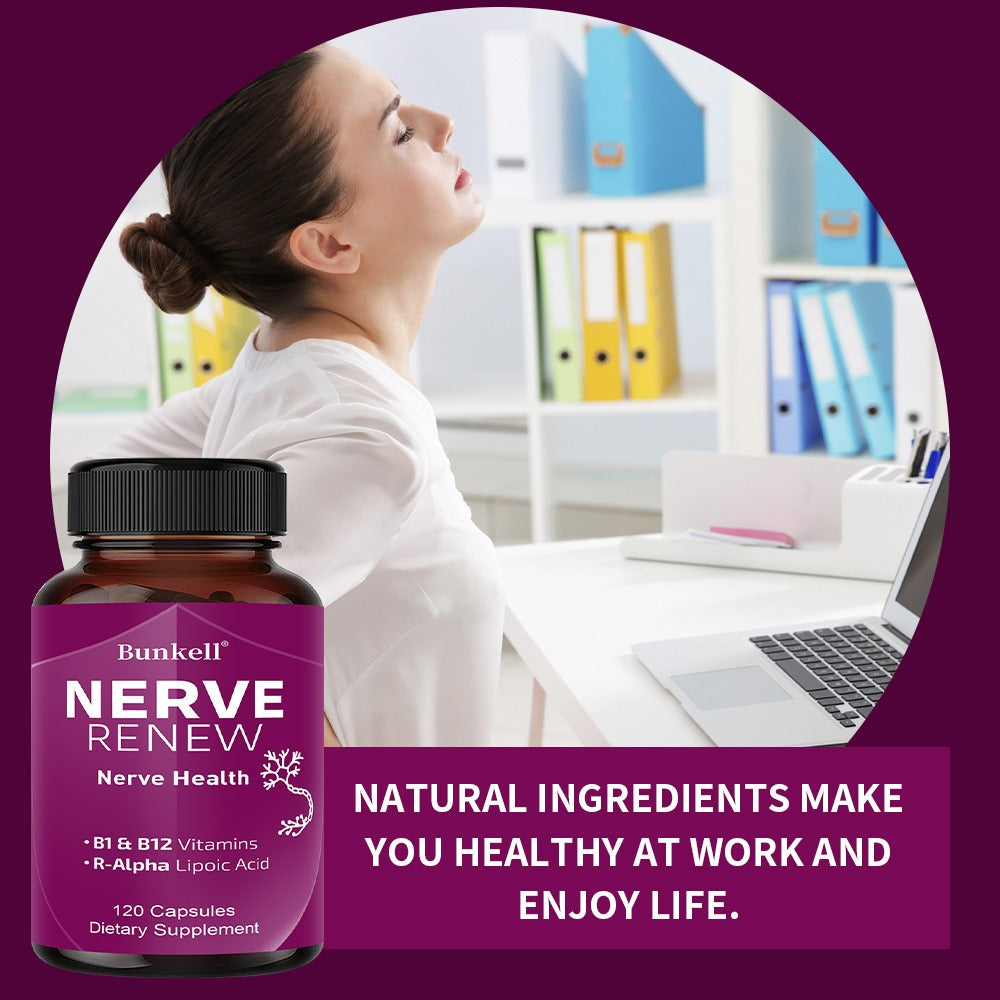 Neurohealth Supplement - Contains Vitamins B1 And B12 - Premium Formula For Men And Women - 120 Capsules