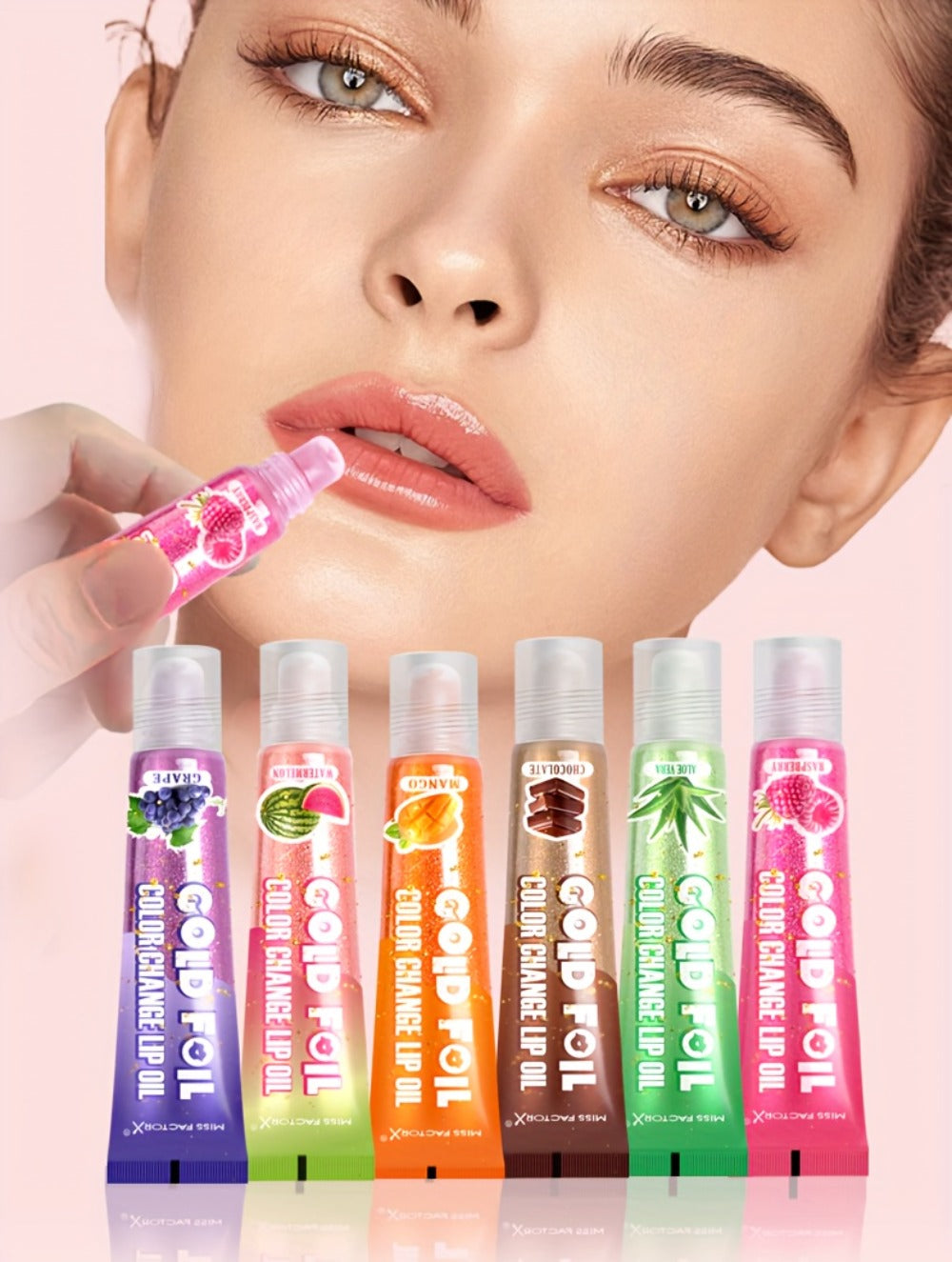 Color Changing Lip Balm Set 6 Pcs - pH Reactive Tint, 6 Fragrances, Deep Moisturizing & Brightening, Glossy Shiny Finish, 0.51oz Each, Valentine's Day Birthday Beauty Gift Set for Women