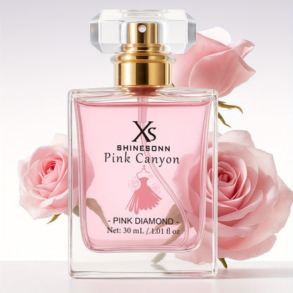 Perfume for Women Pink Canyon 1oz Eau de Parfum Floral Fruity Fragrance Pomegranate Peony Amber Long Lasting Travel Size Date Night Gift for Her