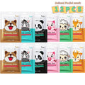 12pcs Fun Animal Printed Hydrating Face Masks for Skincare - Featuring Panda, Zebra, Piglet, Lamb, Puppy, And Sika Deer, Perfect for Moisturizing in Spring And Summer
